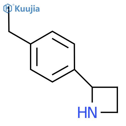 2-(4-ethylphenyl)azetidine structure