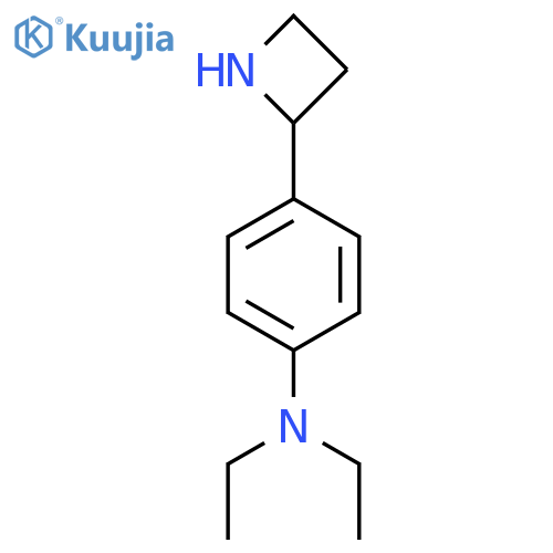 4-(azetidin-2-yl)-N,N-diethylaniline structure