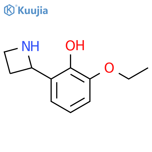 2-(azetidin-2-yl)-6-ethoxyphenol structure