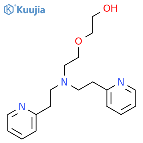 Ethanol, 2-[2-[bis[2-(2-pyridinyl)ethyl]amino]ethoxy]- structure