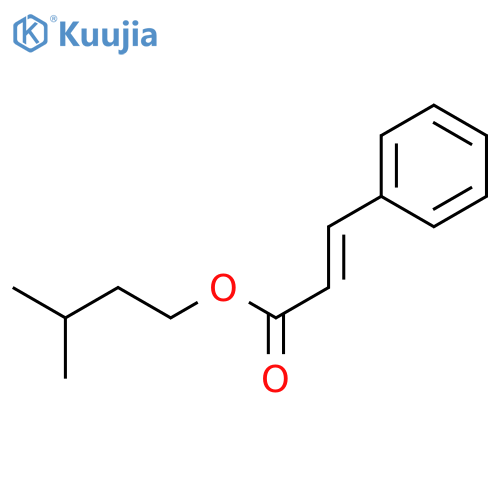 Isopentyl cinnamate structure