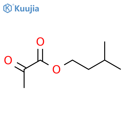 Propanoic acid, 2-oxo-,3-methylbutyl ester structure