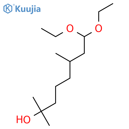 2-Octanol,8,8-diethoxy-2,6-dimethyl- structure