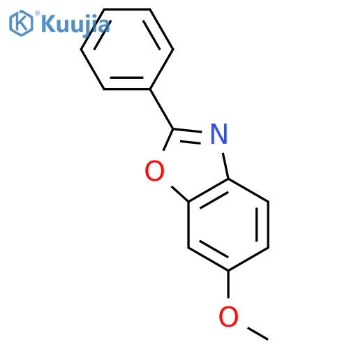 Benzoxazole, 6-methoxy-2-phenyl- structure