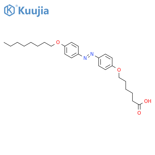 HEXANOIC ACID, 6-[4-[[4-(OCTYLOXY)PHENYL]AZO]PHENOXY]- structure