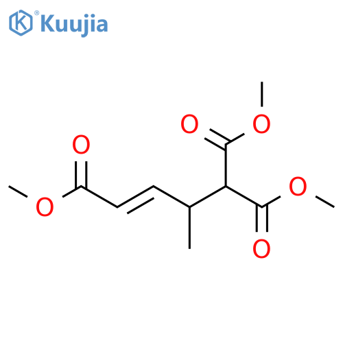 3-BUTENE-1,1,4-TRICARBOXYLIC ACID, 2-METHYL-, TRIMETHYL ESTER, (3E)- structure