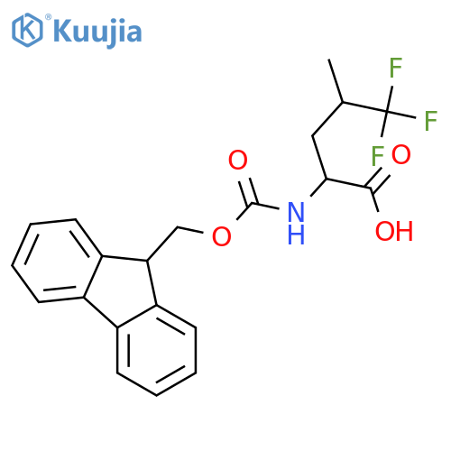 L-Leucine,N-[(9H-fluoren-9-ylmethoxy)carbonyl]-5,5,5-trifluoro- (9CI) structure