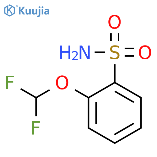 2-(difluoromethoxy)benzene-1-sulfonamide structure