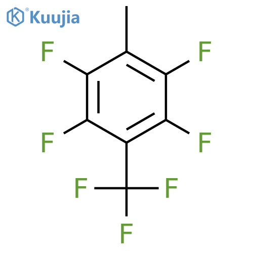 Benzene,1,2,4,5-tetrafluoro-3-methyl-6-(trifluoromethyl)- structure