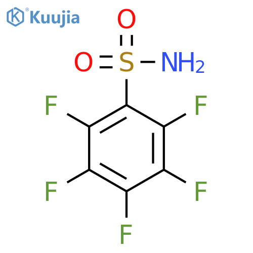 pentafluorobenzene-1-sulfonamide structure