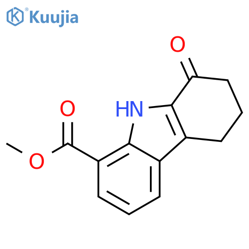 1H-CARBAZOLE-8-CARBOXYLIC ACID, 2,3,4,9-TETRAHYDRO-1-OXO-, METHYL ESTER structure