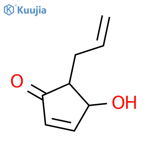 2-Cyclopenten-1-one, 4-hydroxy-5-(2-propenyl)- structure