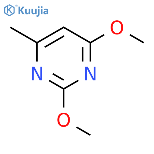 2,4-Dimethoxy-6-methylpyrimidine structure