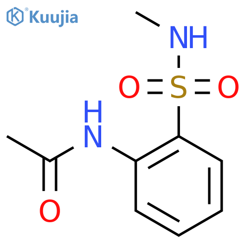 2-acetylamino-benzenesulfonic acid methylamide structure