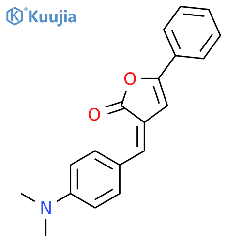2(3H)-Furanone,3-[[4-(dimethylamino)phenyl]methylene]-5-phenyl- structure