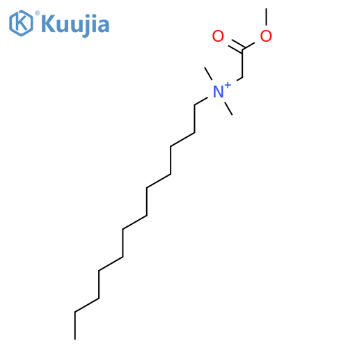 1-Dodecanaminium, N-(2-methoxy-2-oxoethyl)-N,N-dimethyl- structure