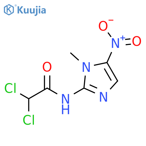 ACETAMIDE, 2,2-DICHLORO-N-(1-METHYL-5-NITRO-1H-IMIDAZOL-2-YL)- structure