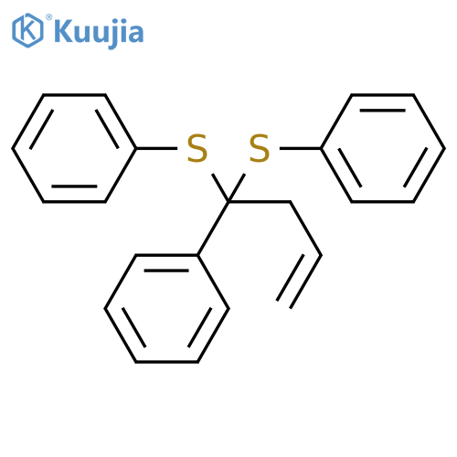 BENZENE, 1,1'-[(1-PHENYL-3-BUTENYLIDENE)BIS(THIO)]BIS- structure