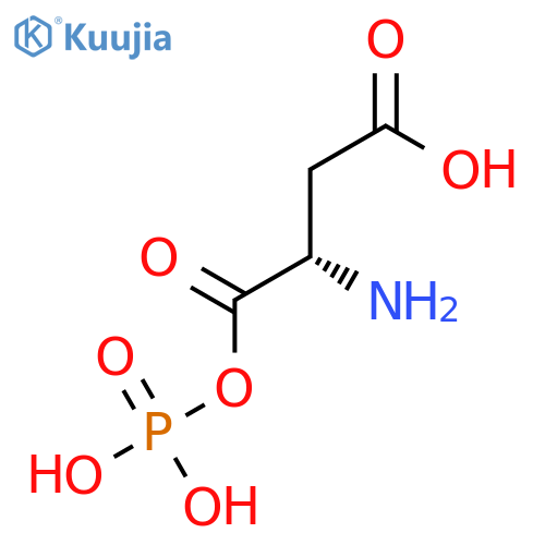 Butanoic acid, 3-amino-4-oxo-4-(phosphonooxy)-, (3S)- structure