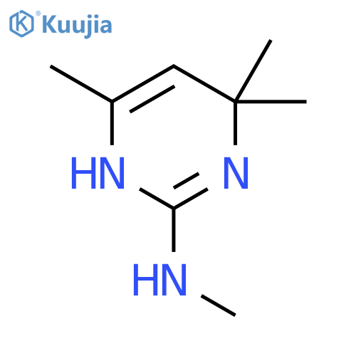 2-Pyrimidinamine, 1,4-dihydro-N,4,4,6-tetramethyl- structure