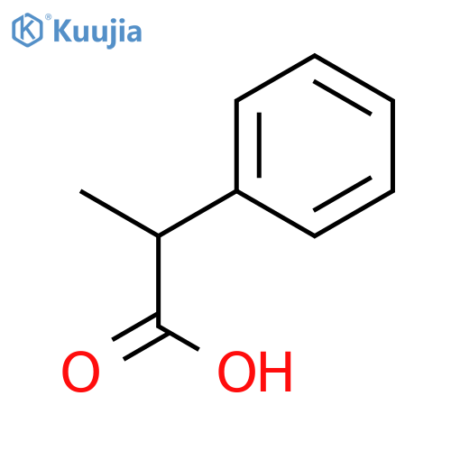 (2S)-2-phenylpropanoic acid structure