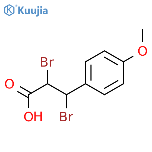 2,3-DIBROMO-3-(P-METHOXYL)PHENYL PROPIONIC ACID structure