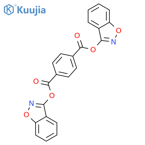 Bis[(1,2-benzoxazol-3-yl)] benzene-1,4-dicarboxylate structure