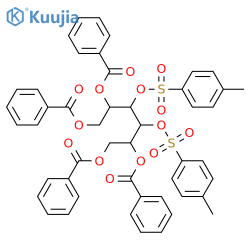 Mannitol; D-form, 3,4-Ditosyl, 1,2,5,6-tetrabenzoyl structure