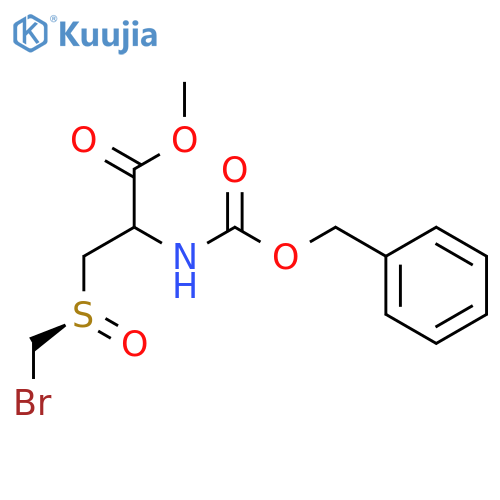 N-[(Benzyloxy)carbonyl]-S-oxo-S-(bromomethyl)-L-cysteine Methyl Ester structure