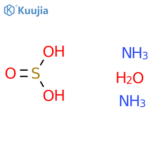 Diammonium sulfite monohydrate structure