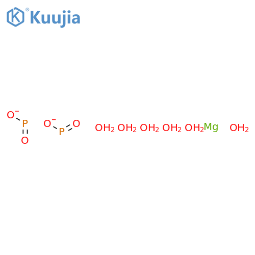 Phosphinic acid, magnesium salt, hexahydrate structure