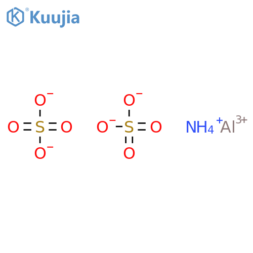 Sulfuric acid, aluminum ammonium salt (2:1:1) structure