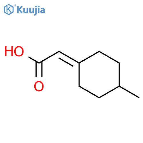 2-(4-methylcyclohexylidene)acetic Acid structure