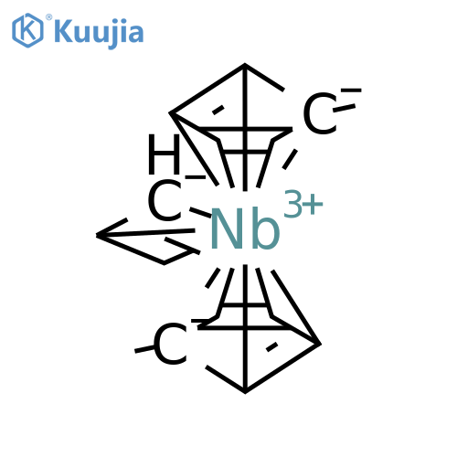 niobium, bis(??5-methylcyclopentadienyl) ??3-propenyl- structure