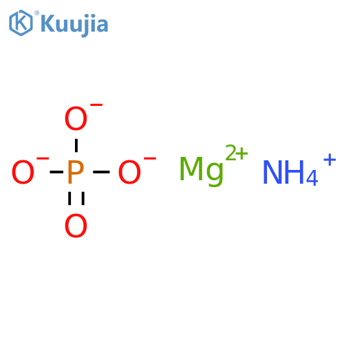 ammonium magnesium orthophosphate structure