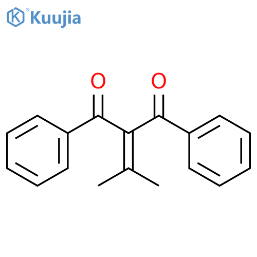 1,3-PROPANEDIONE, 2-(1-METHYLETHYLIDENE)-1,3-DIPHENYL- structure