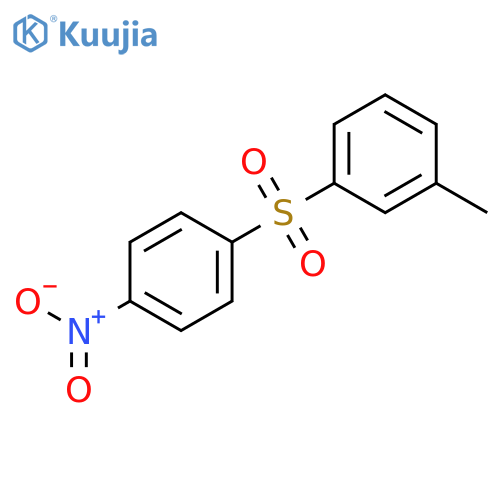 Benzene, 1-methyl-3-[(4-nitrophenyl)sulfonyl]- structure