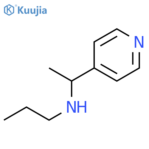propyl[1-(pyridin-4-yl)ethyl]amine structure