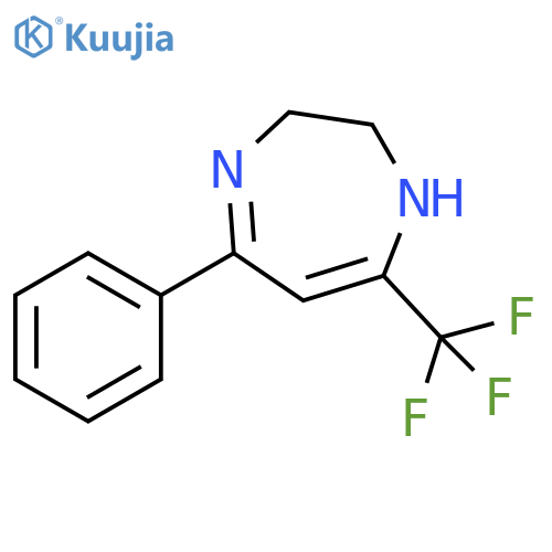 5-phenyl-7-(trifluoromethyl)-2,3-dihydro-1H-1,4-diazepine structure