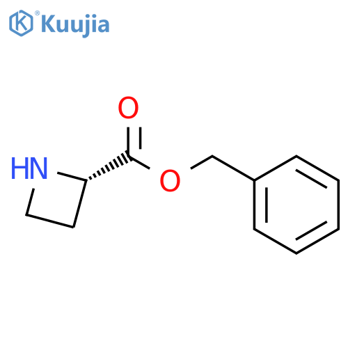 2-Azetidinecarboxylic acid, phenylmethyl ester, (S)- structure