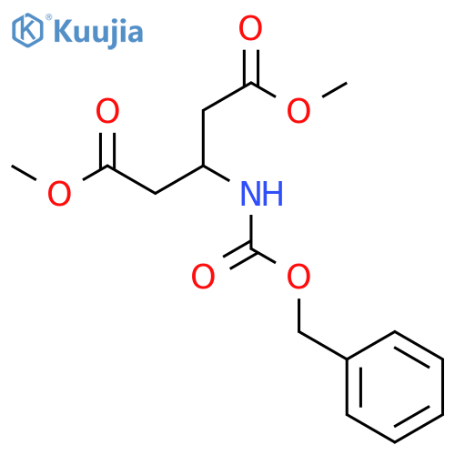 Pentanedioic acid, 3-[[(phenylmethoxy)carbonyl]amino]-, dimethyl ester structure