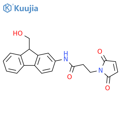 1H-Pyrrole-1-propanamide, 2,5-dihydro-N-[9-(hydroxymethyl)-9H-fluoren-2-yl]-2,5-dioxo- structure