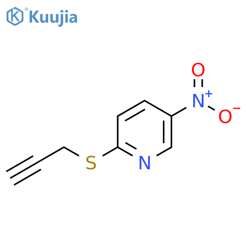 5-nitro-2-(prop-2-yn-1-ylsulfanyl)pyridine structure