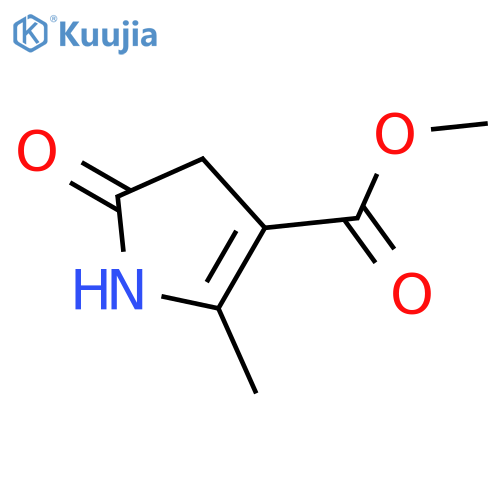 Methyl 2-methyl-5-oxo-4,5-dihydro-1H-pyrrole-3-carboxylate structure