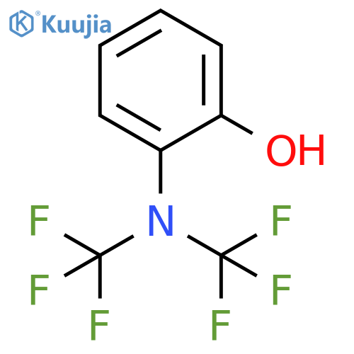 Phenol, 2-[bis(trifluoromethyl)amino]- structure