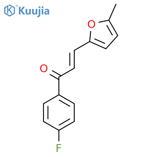 (2E)-1-(4-fluorophenyl)-3-(5-methylfuran-2-yl)prop-2-en-1-one structure
