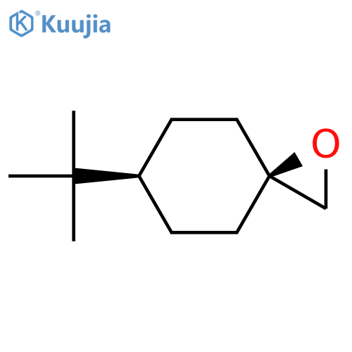 1-Oxaspiro[2.5]octane, 6-(1,1-dimethylethyl)-, cis- structure