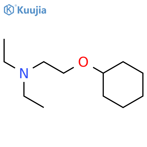Ethanamine,2-(cyclohexyloxy)-N,N-diethyl- structure