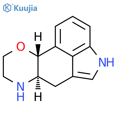 6H-Indolo[3,4-gh][1,4]benzoxazine, 4,6a,7,8,9,10a-hexahydro-, (6aR,10aR)- (9CI) structure