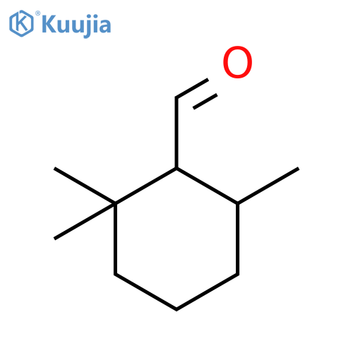 Cyclohexanecarboxaldehyde, 2,2,6-trimethyl-, trans- structure